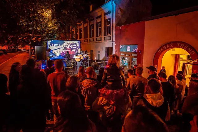 Koncert Island Mint, publikum před CAFE44
