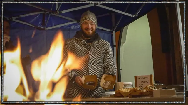 Masopust v CAFE44, jídlo u ohně