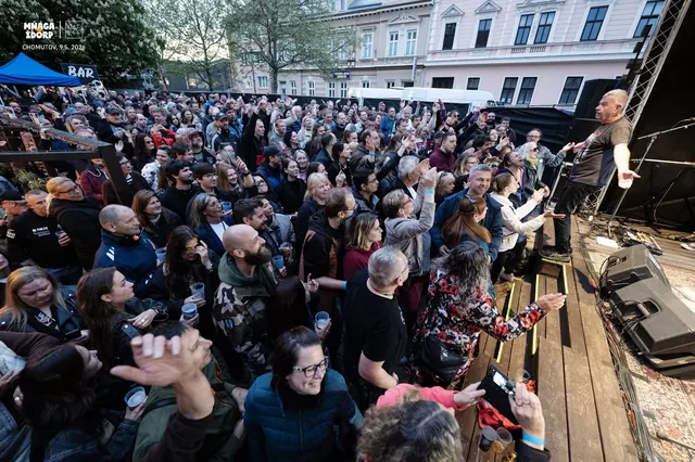 Koncert Mňága a Žďorp, publikum
